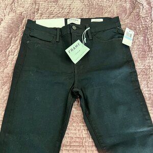Frame black jeans with fringe, size 31